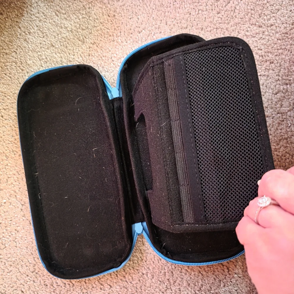 Nintendo Switch Black and Blue Carrying Case